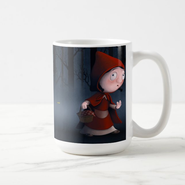 Kleines Rotkäppchen Kaffeetasse (Rechts)