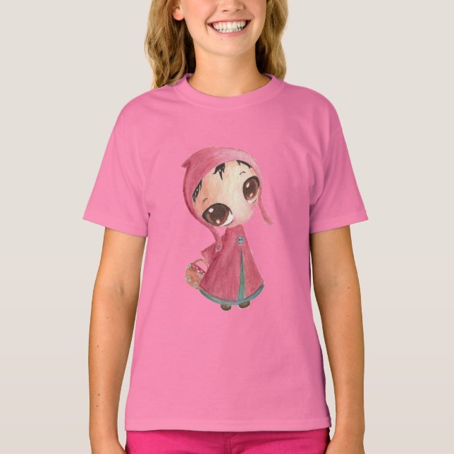 Kleines Rotkäppchen T-Shirt (Vorderseite)