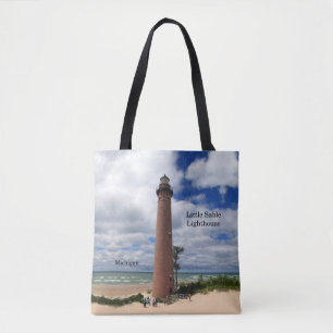 Kleines Sable Lighthouse auf der ganzen Tasche