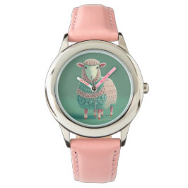 Kleines Schaf in einer Armbanduhr! Armbanduhr