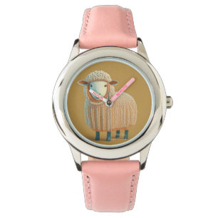 Kleines Schaf in einer Armbanduhr! Armbanduhr
