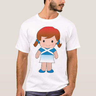 Kleines schottisches Mädchen T-Shirt
