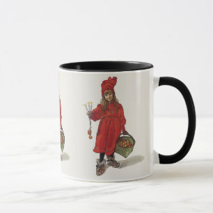 Kleines schwedisches Mädchen Carl Larssons: Brita Tasse