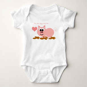 Kleines Schwein Onsie Baby Strampler