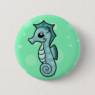 Kleines Seepferd Button