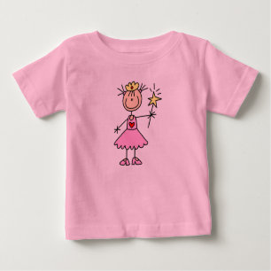 Kleines Shirt Prinzessin-Strichmännchen