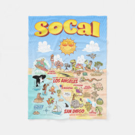 Kleines SoCal Fleecedecke
