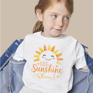 Kleines Sonnenlicht, Personalisiertes Shirt für Ki