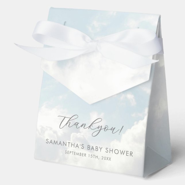 Kleines Stück Himmlische Babydusche für Kleidung Geschenkschachtel (Vorderseite)