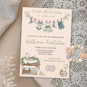 Kleines Stück Land Babydusche Einladung