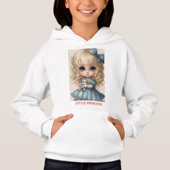 Kleines T-Shirt für die kleine Prinzessin in deine Hoodie (Vorderseite)