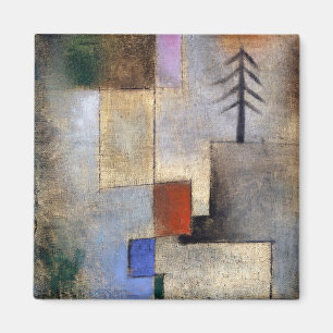 Kleines Tannenbild (1922) von paul klee Magnet