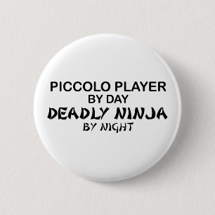 Kleines tödliches Ninja bis zum Nacht Button