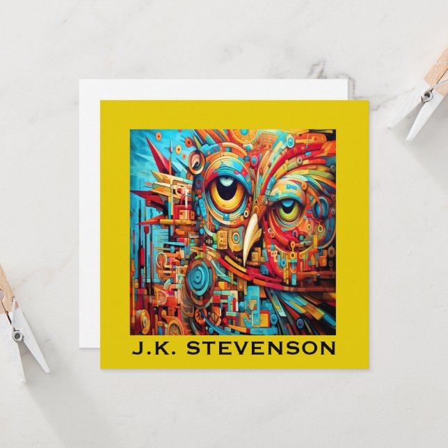 Kleines Türzeichen, Stationierung, Einladung (Vorderseite/Rückseite Beispiel)