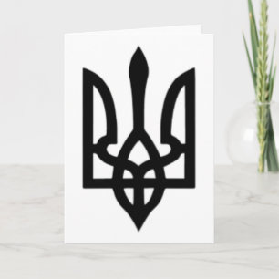 Kleines ukrainisches Wappen Flagge Symbol Zeichen Karte