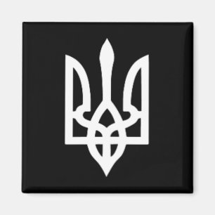 Kleines ukrainisches Wappen Flagge Symbol Zeichen Magnet