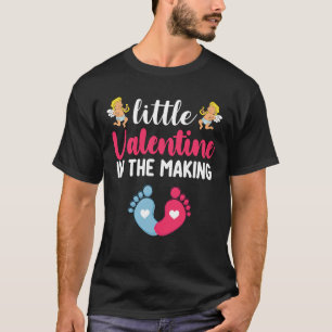 Kleines Valentin in der schwangeren Schwangerschaf T-Shirt