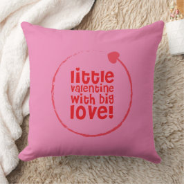 Kleines Valentin mit großer Liebe Baby Bib Kissen