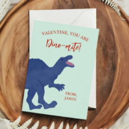 Kleines Valentinsgruß, du bist ein Dino-mite Dinos Mitteilungskarte