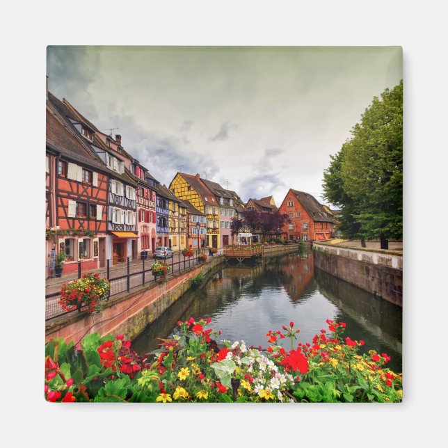 Kleines Venedig, Petite Venise, in Colmar, Frankre Magnet (Vorne)