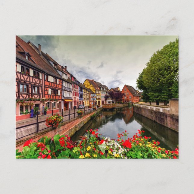 Kleines Venedig, Petite Venise, in Colmar, Frankre Postkarte (Vorderseite)