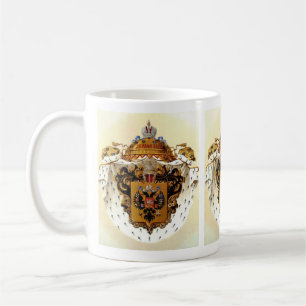Kleines Wappen des Kaiserreichs Russland Kaffeetasse
