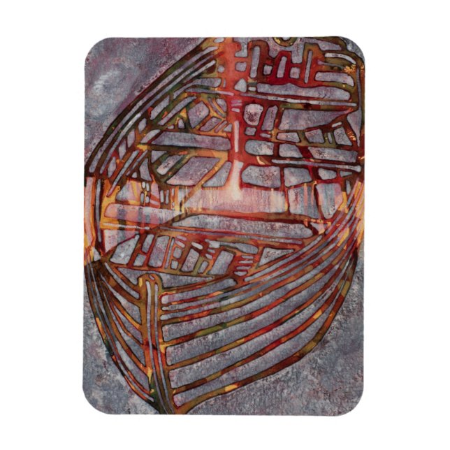 Kleines Weißboot 2007 Magnet (Vertikal)