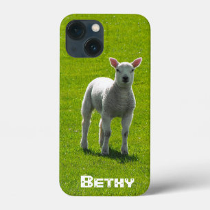 Kleines weißes Lamm und dein Name Case-Mate iPhone Hülle