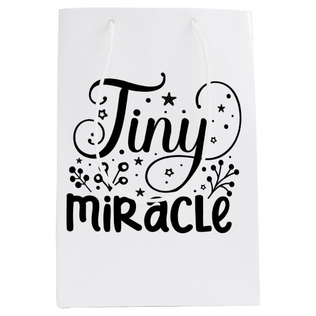 Kleines Wunder! Mittlere Geschenktüte (Vorderseite)