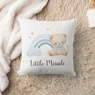Kleines Wunder Regenbogenbaby Junge Regenbogen Bär Kissen