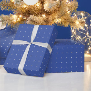 Kleinflugzeuge in Blue Geschenkpapier