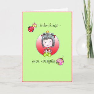 Kleinigkeits-Weihnachtskartenfassung 1 Feiertagskarte