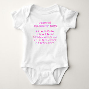 Kleinkind-Besitz-Gesetze - Jordyn Baby Strampler