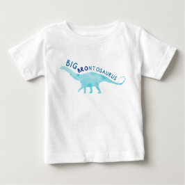 Kleinkind Big Brontosaurus Dinosaurier Bruder T -  Baby T-shirt