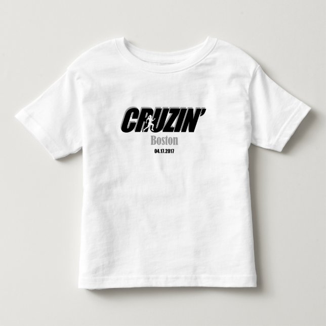 Kleinkind Boys Cruzin Boston Kleinkind T-shirt (Vorderseite)