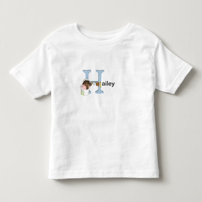 Kleinkind des Beatrix-Töpfer-Buchstabe-H u. T-shirt (Vorderseite)