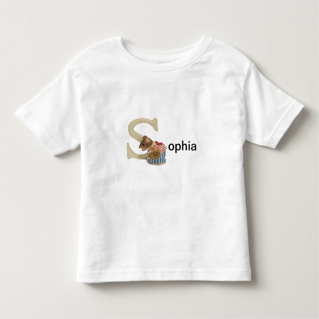 Kleinkind des Beatrix-Töpfer-Buchstabe-S oder T-shirt (Vorderseite)