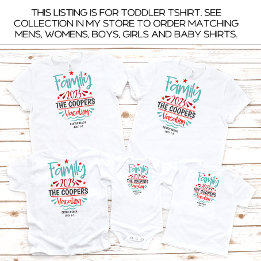 Kleinkind Familienurlaub Beach Sommer Custom Kleinkind T-shirt