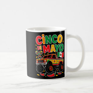 Kleinkind-Fiesta-Shirt mit LKW Cinco de Mayo Kaffeetasse