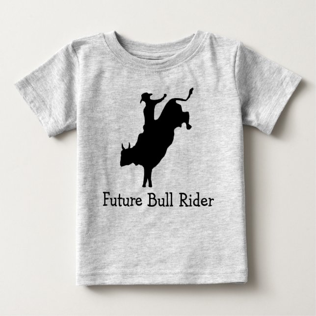 Kleinkind Future Bull Rider Long Sleeve T Shirt (Vorderseite)