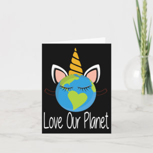 Kleinkind Girl Earth Day T Shirt Kinder Einhornges Karte