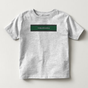 Kleinkind Gray/Green HAMbyWhiteGlove Fine Jersey T T-shirt