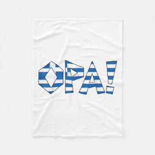 Kleinkind Griechenland-Shirt griechische Flagge Fu Fleecedecke