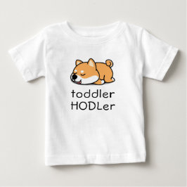 Kleinkind HODLer Dogecoin Crypto Niedlich Baby Shi Baby T-shirt