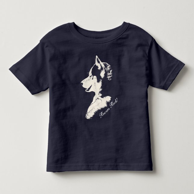 Kleinkind Husky Shirt Rescue Dog Husky Baby T - Sh (Vorderseite)
