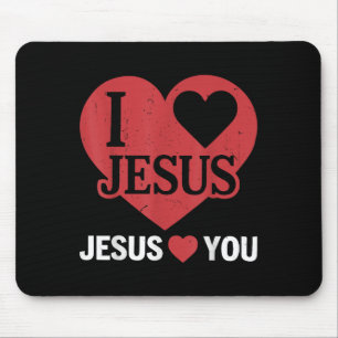 Kleinkind Ich Liebe Jesus Lieben Sie Ich Christlic Mousepad