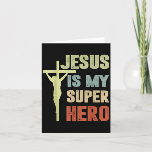 Kleinkind Jesus ist mein Superheld Christlicher Go Karte