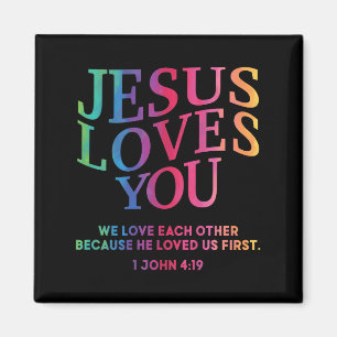 Kleinkind Jesus Lieben Sie Weiße Christliche Gott Magnet