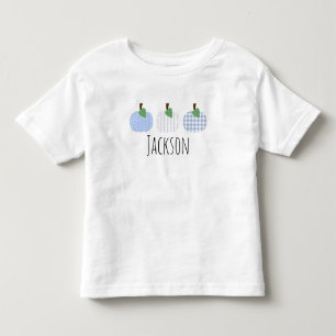 Kleinkind Jungen Hellblau Kürbis Trio T-Shirt