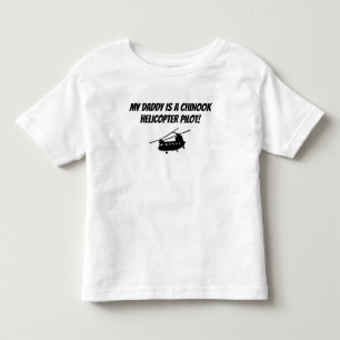 Kleinkind Kids Chinook Daddy Helicopter Militär Kleinkind T-shirt